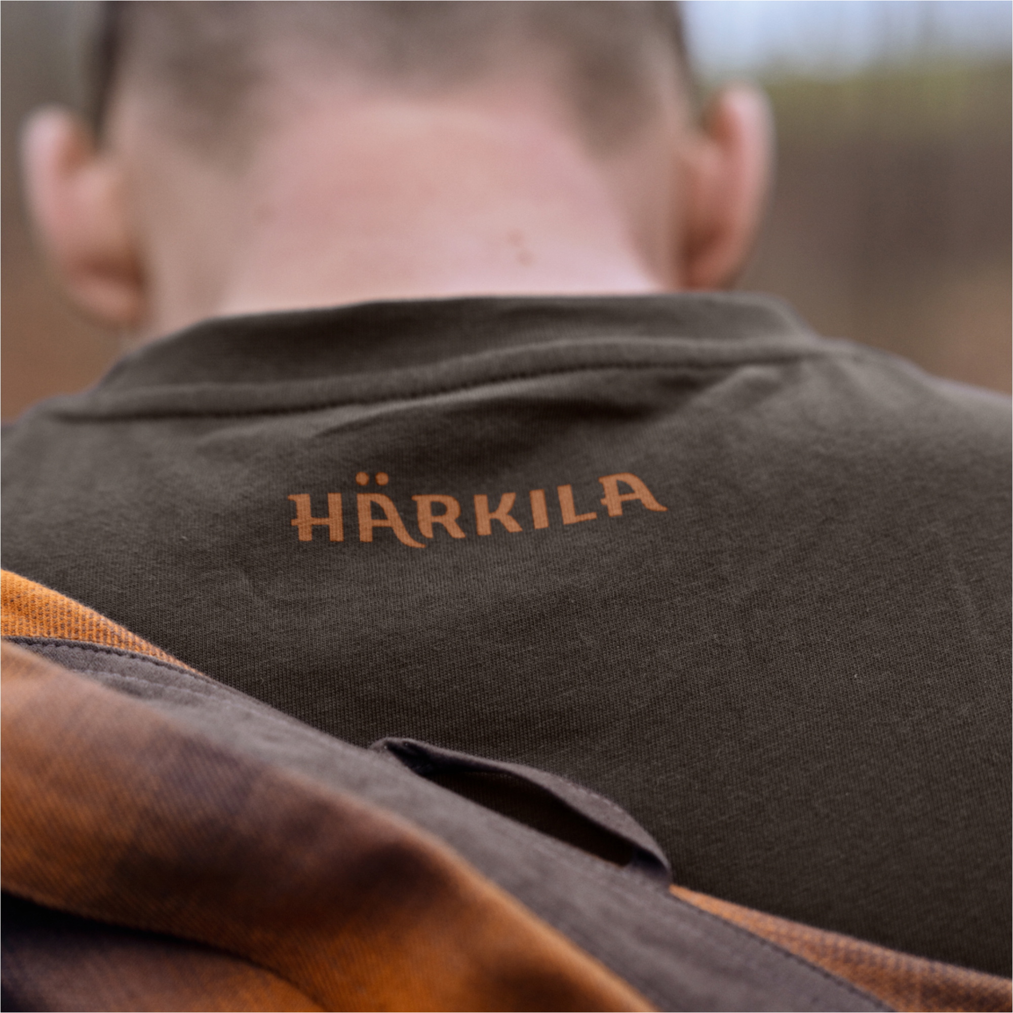 2026 Harkila Heren Scandinavische Korte Mouw T-Shirt 102450044001 - Shadow Brown